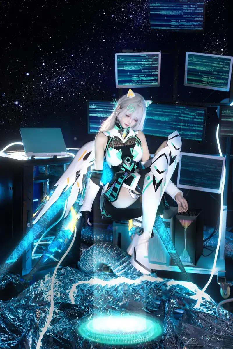 cosplay写真风格与公开平台更新线索 科幻风格cosplay场景人物照片