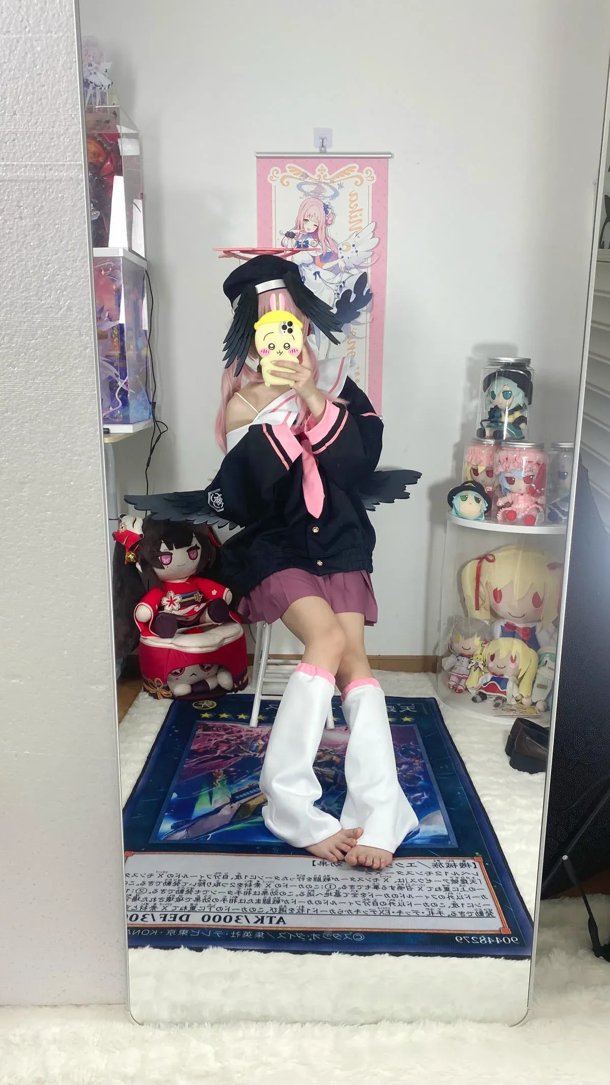 平台 长发造型与服装风格照片