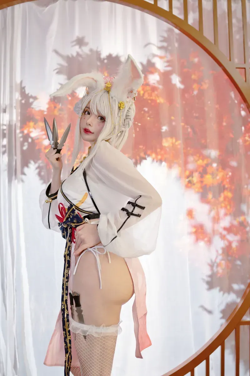 平台线索与Cosplay视觉风格更新整理 白色兽耳Cosplay造型照片