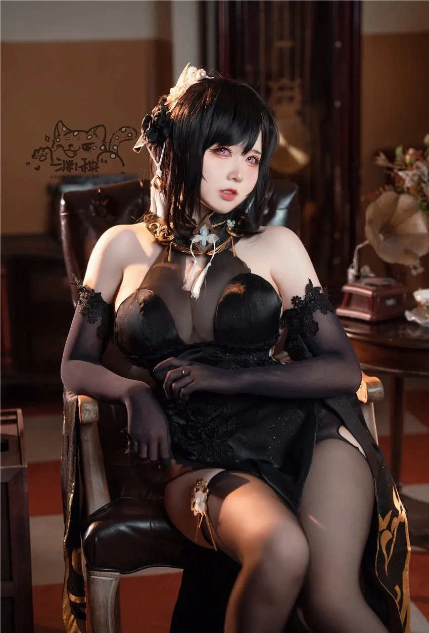 cosplay写真与图集视觉导读 更新状态 黑色主题服装角色风格写真