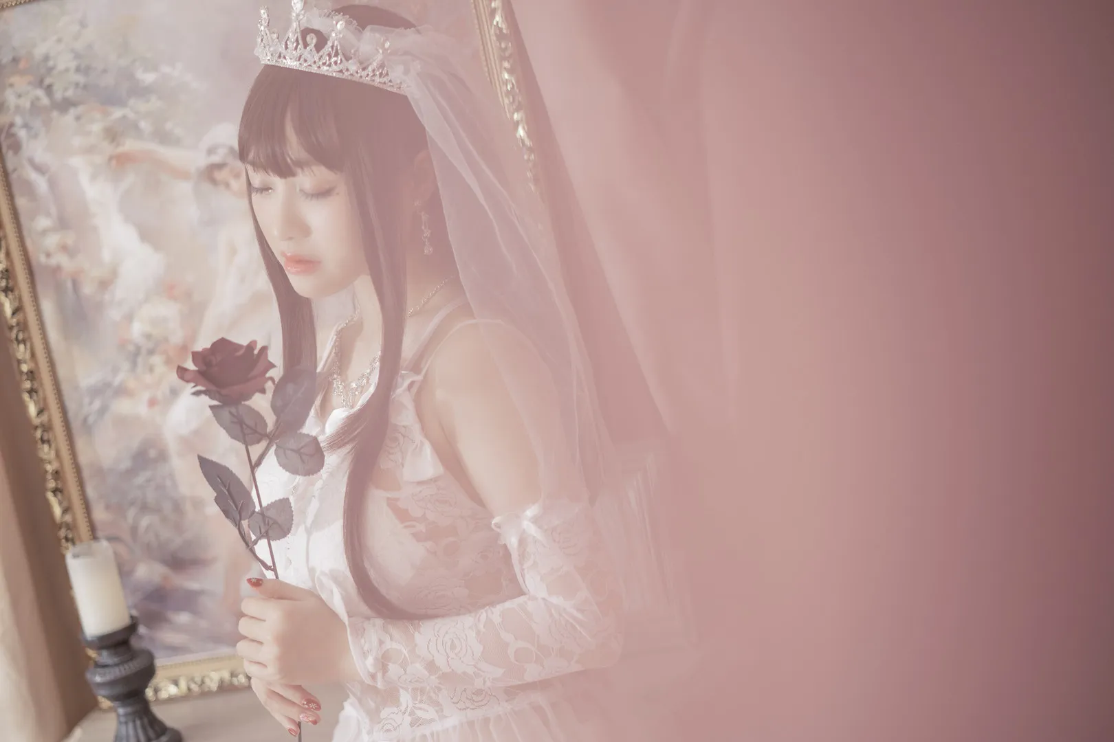 微博与Cosplay写真风格介绍 婚纱风格写真与柔和光影场景